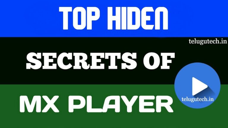 MX Player hidden Tricks in telugu tech 2020