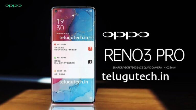 OPPO Reno 3 Pro Review & Specifications in telugu