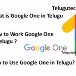 What is Google One in Telugu