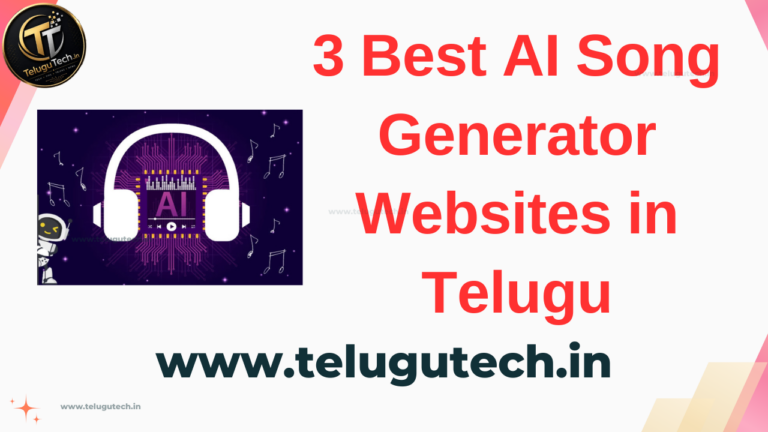 3 Best AI Song Generator Websites in Telugu